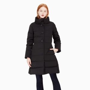 NWT Kate Spade Jewel Button Puffer Coat